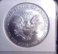 2009 MS69 Silver Eagle, NGC ER