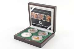 2011 Dominican Republic Of Congo 30 Francs - 4 Coin Set - Box & COA