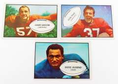 3 Bowman 1953 Football Cards