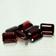 Gorgeous red amber 9.08ct 7pc Garnet set