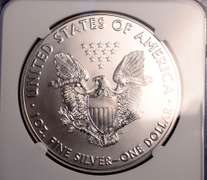 First Release 2016 MS69 Anniv Silver Eagle, NGC