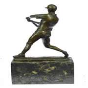 Baseball Player Bronze Sculpture