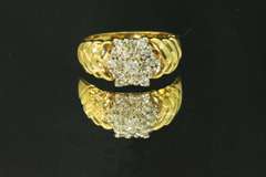 Jazzy Diamond Ring in 14k
