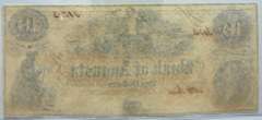 1800'S Crisp Exceptional $10 Note Bank Of Augusta Georgia!