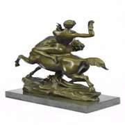 Fighting the Centaur Bianor Bronze Sculpture