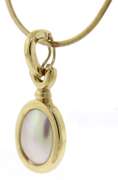 Charming 14kt YG Mabe Pearl Necklace