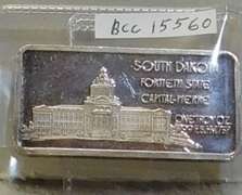 1 oz Sil Ingot South Dakota