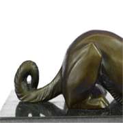 Loving Greyhound Dog Bronze Sculpture