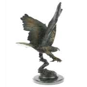 Eagle Catch Fish Bronze Sculpture