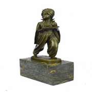 Little Indian Boy Alibaba The Server Bronze Sculpture