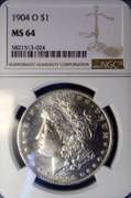 Flashy Near PL 1904-O Morgan Silver Dollar, MS64 NGC