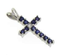 Lot of 4 Sterling Silver Cross Pendants