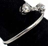 Charming Diamond Ring Enhancer in 14KT White Gold