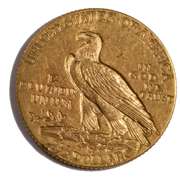 1915 $ 2.50 Gold Indian Quarter Eagle