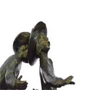Wounded Bunkie Western Cowboy Bronze Sculpture