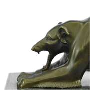 Greyhound Racing Dog Bronze Sculpture