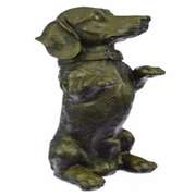 Pup Hush Puppy Dog Bronze Sculpture