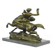 Fighting the Centaur Bianor Bronze Sculpture