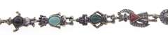 Vintage Sterling and Gemstone Bracelet