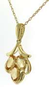 Gorgeous Yellow Topaz Pendant on Chain