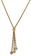 Gorgeous Rope Chain Lariat Necklace