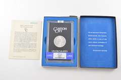 MS65 1884-CC Morgan Silver Dollar GSA Hoard - Graded NGC - Box & COA