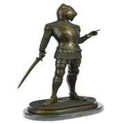 Knight Warrior Bronze Statue