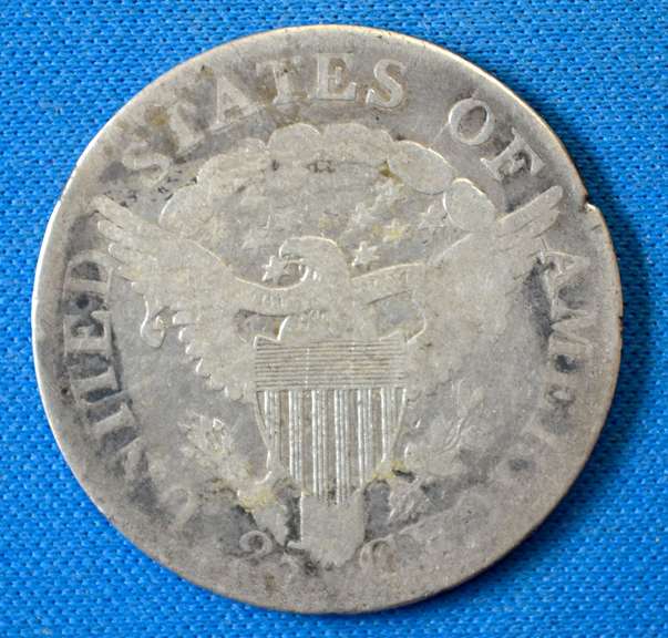 1807 Bust Quarter with Planchet Flaw at 4:00 Circulated
