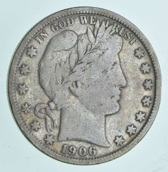 1906-S Barber Half Dollar