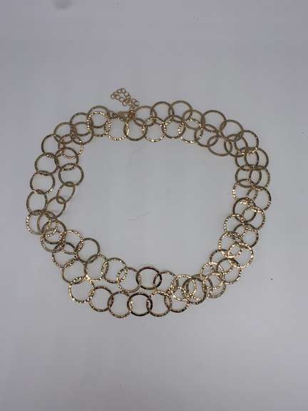 Sterling Silver & 22kt GP Necklace