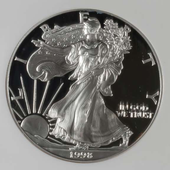 1998 Proof NGC 69 Ultra Cameo Silver Eagle
