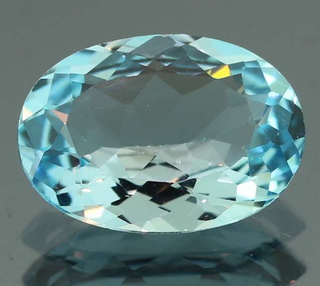 High fire 5.63ct VS Swiss blue Topaz