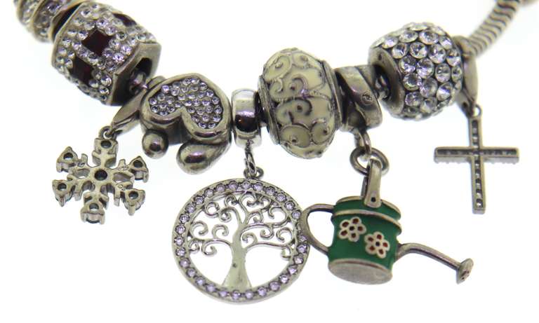 Sterling Silver Charm Bracelet