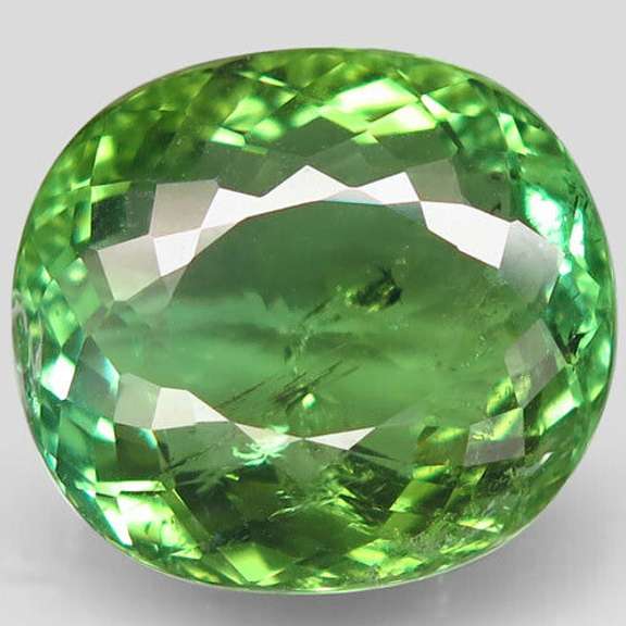 Huge! 16.51ct open color grass green Tourmaline