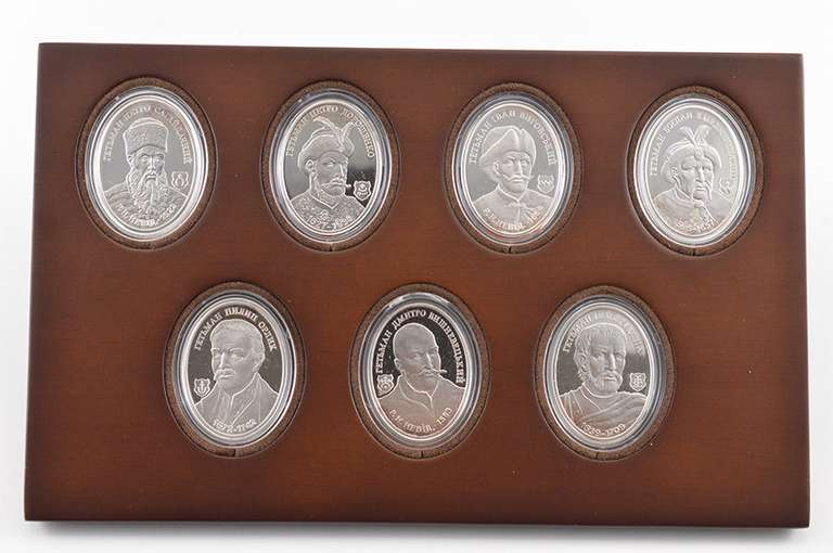 2013 Niue $1 .999 Silver Proof With Gilding 7 Coin Set Box & COA