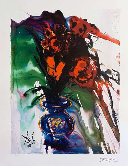 Salvador Dali, 'Gala's Bouquet' Lithograph