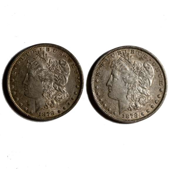 1878 Reverse of 78 &79 Morgan Dollars