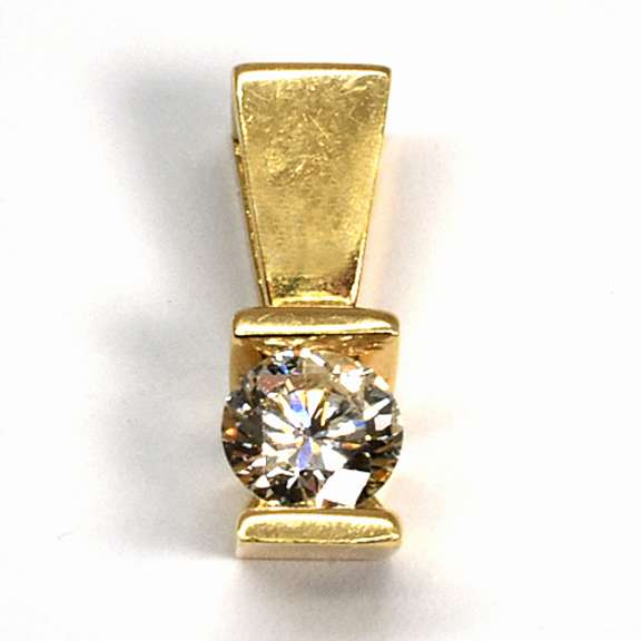 Contemporary 45 Point Diamond Pendant