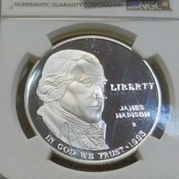 1993-S Madison Sil PRF Dol NGC PF69UC