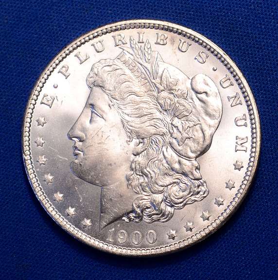 1900 B.U. MORGAN SILVER DOLLAR