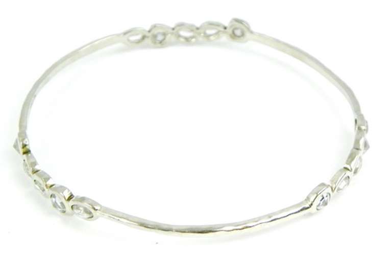 Silpada Magnifique Sterling CZ Bangle Bracelet