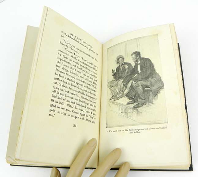 1909 He Knew Lincoln Antique Book
