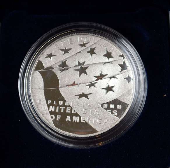 2012 Star Spangled Banner Commemorative Proof  Silver Dollar