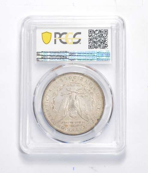 AU53+ 1883-S Morgan Silver Dollar - Graded PCGS