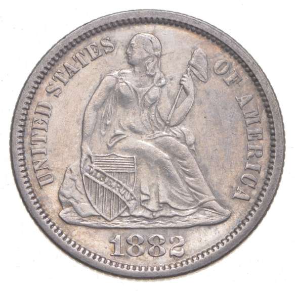 1882 Seated Liberty Dime
