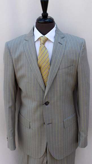 A Must Fitted Style Suit, Tailored In Italy