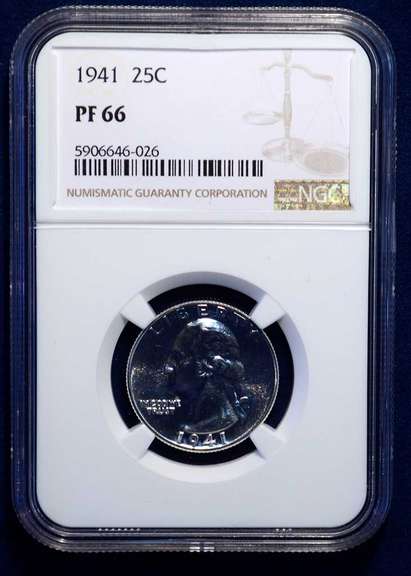 1941 25c NGC Proof 66