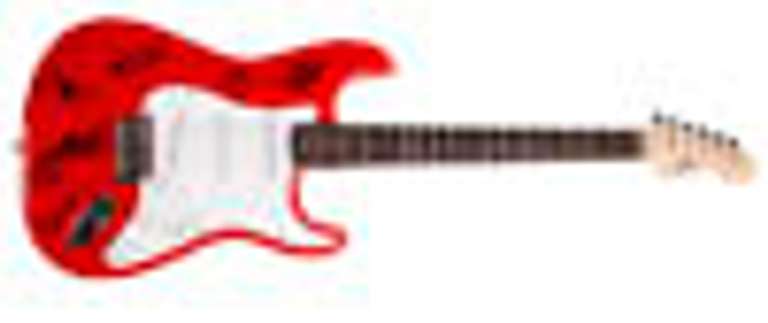 The Rolling Stones Signed Facsimile Fender Guitar Mick Jagger +5