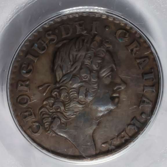 1723 Hibernia DELGRATIA Farthing AU 58 US Colonial