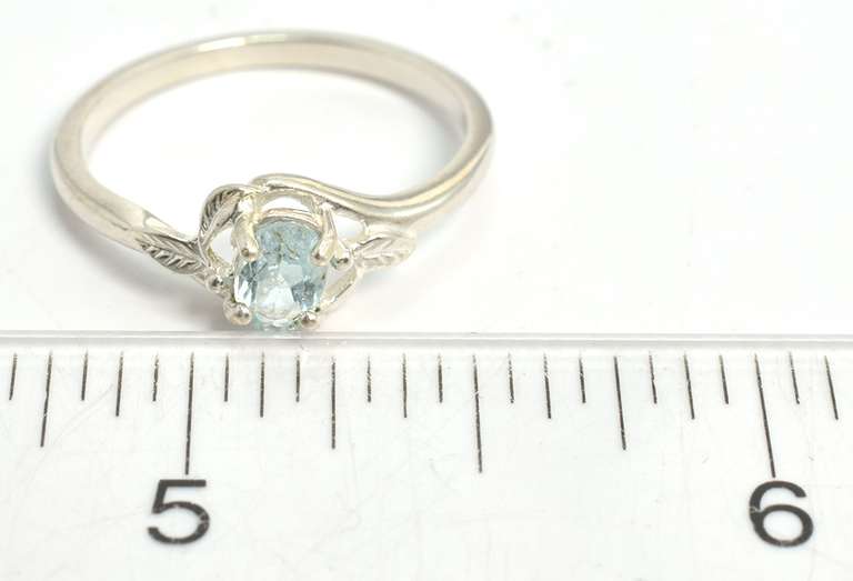 Sterling Silver Topaz  Ring